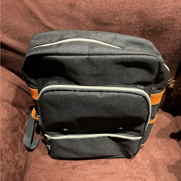 Modoker Vintage Laptop Backpack for Women or Men with USB Charging Port - Black - Picture 11 of 11